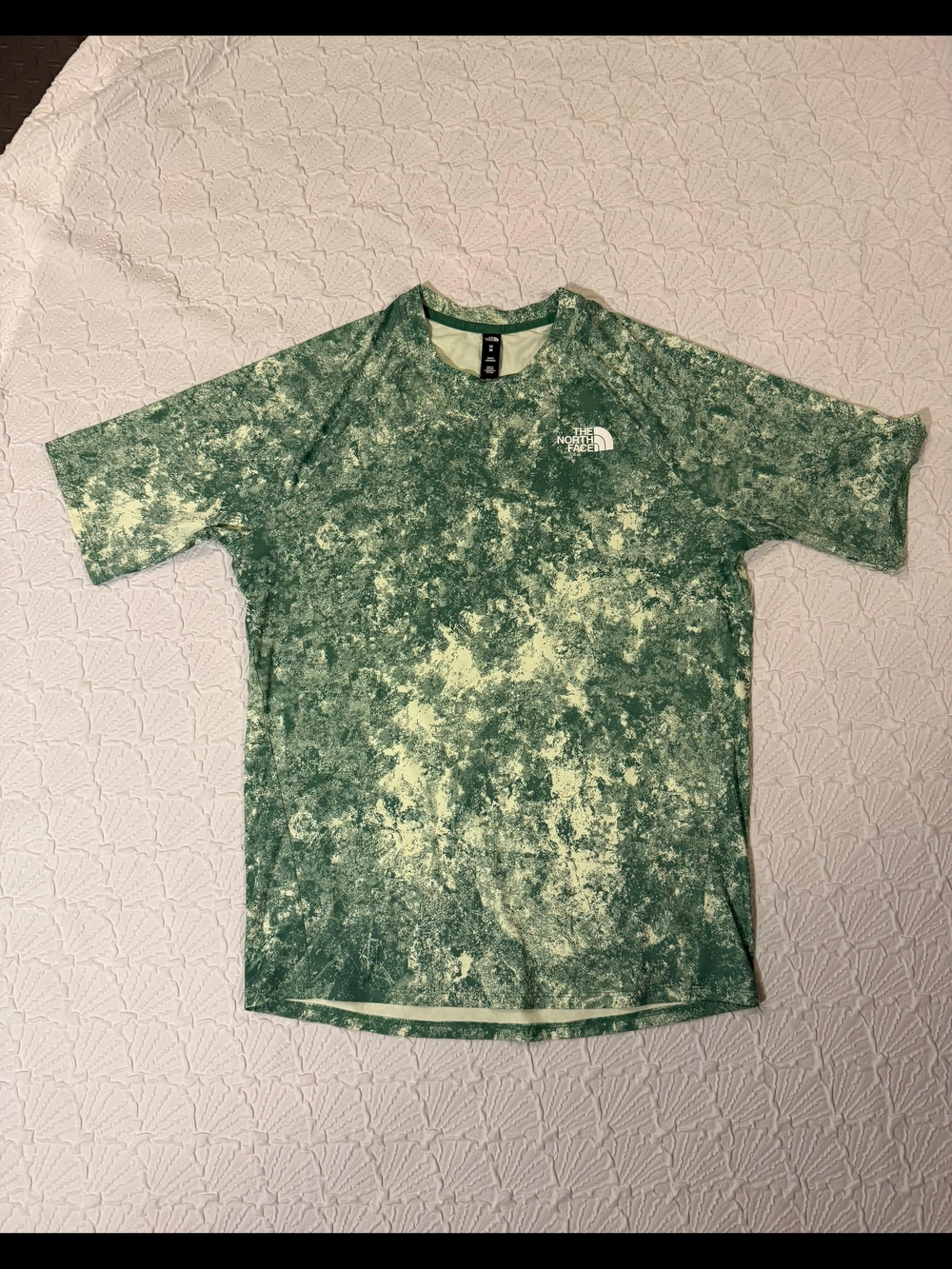 The North Face Green Tie-Dye Short Sleeve Tee